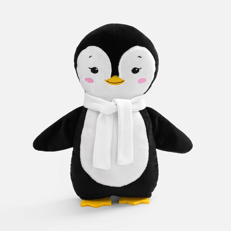 Мягкая игрушка Beastie Toys, пингвиненок с белым шарфом арт.19085.01