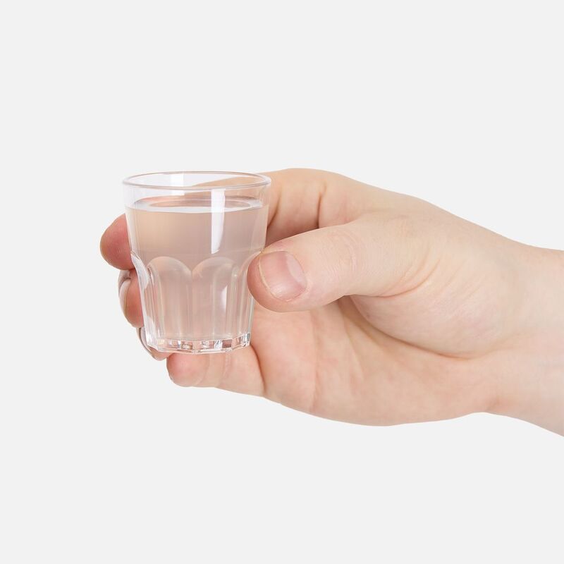 Стопка пластиковая &laquo;Граненая&raquo; арт.19367.00