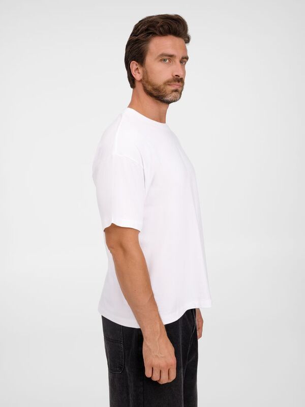 Футболка оверсайз унисекс Legacy, светло-бежевая (неокрашенная) арт.03996101