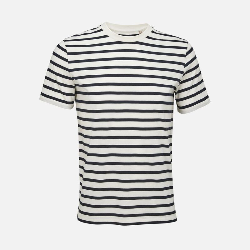 Футболка унисекс Legend, молочно-белая с темно-синим арт.03981537