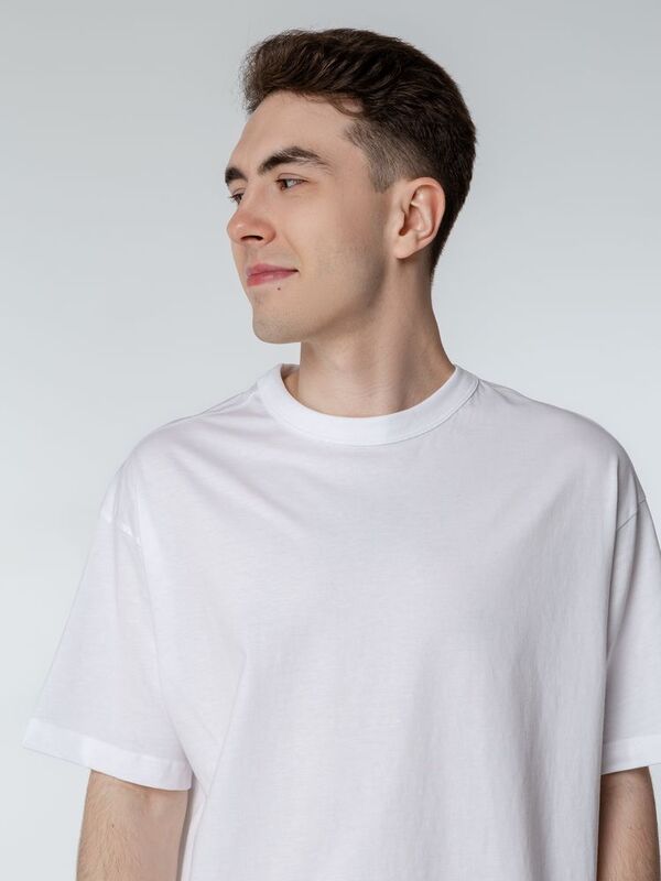 Футболка оверсайз мужская Boxy Men, бежевая (льняная) арт.03806119