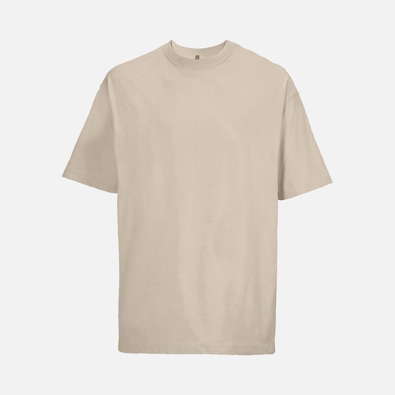 Футболка оверсайз мужская Boxy Men, бежевая (льняная) арт.03806119