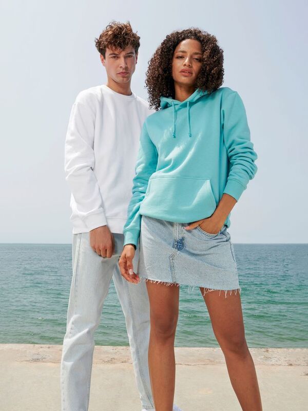 Свитшот унисекс Columbia, светло-серый меланж арт.03814300