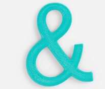 Подвеска Symbol, 3D-печать на заказ, амперсанд арт.19968.04