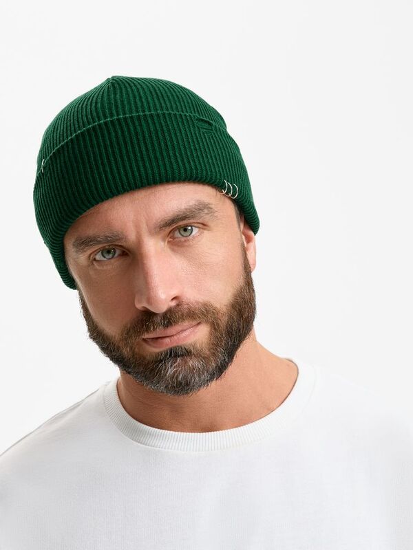 Шапка Ribelle, темно-зеленая (хвойная) арт.19066.92