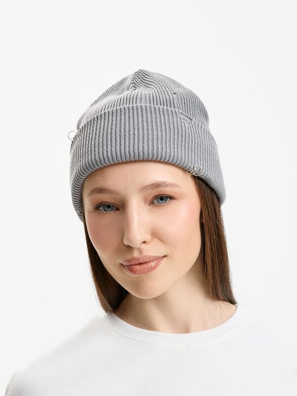 Шапка Ribelle, серая арт.19066.10