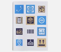 Стикерпак бумажный Industry, логистика арт.19942.10
