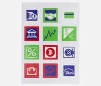 Стикерпак UV-DTF Industry, финансы арт.19943.02