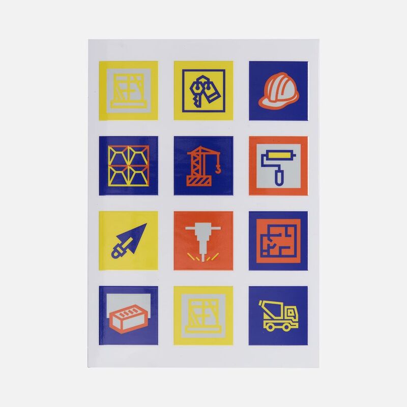 Стикерпак UV-DTF Industry, строительство арт.19943.03