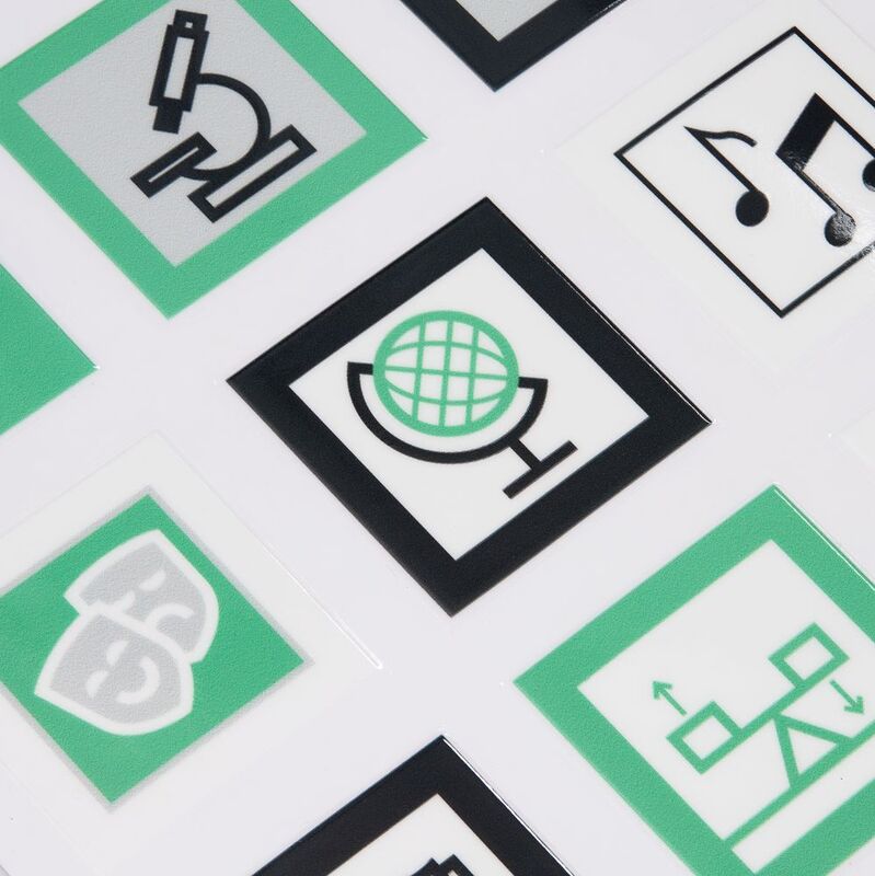 Стикерпак UV-DTF Industry, наука и искусство арт.19943.06