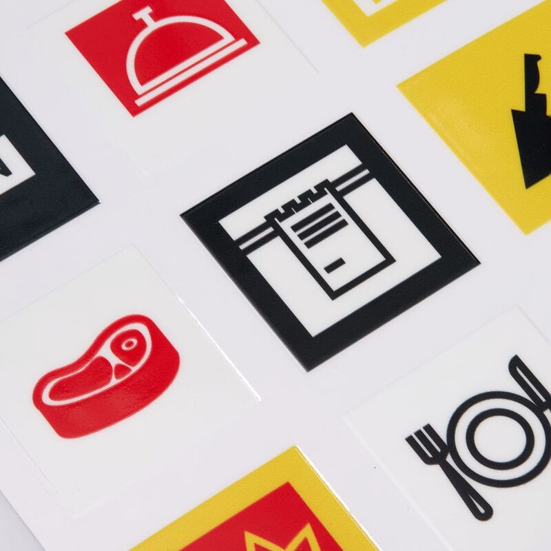 Стикерпак UV-DTF Industry, кафе арт.19943.11