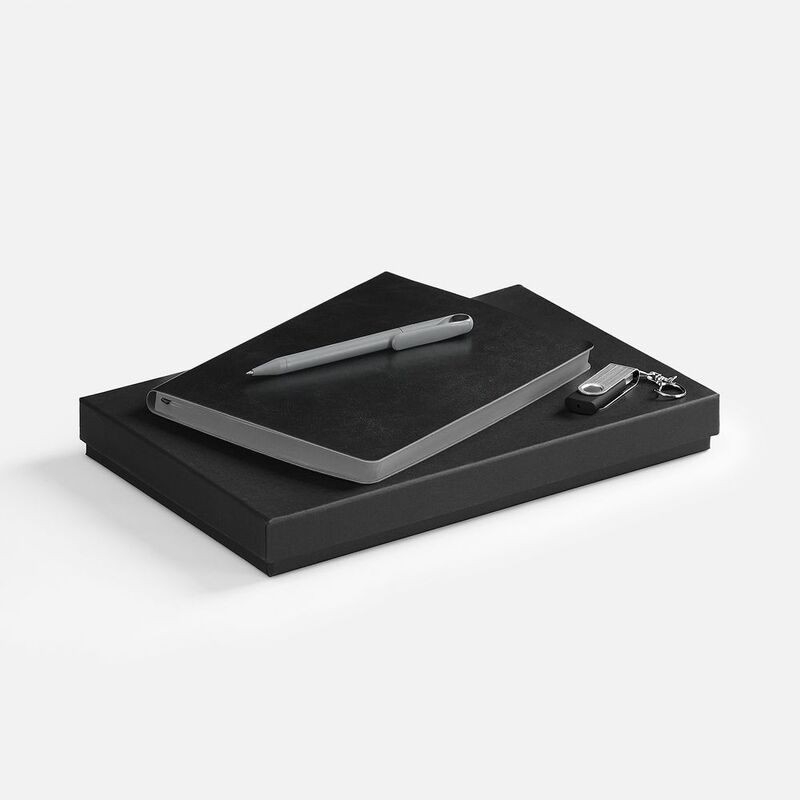 Набор Doppio Memory, черный с серым арт.23143.13