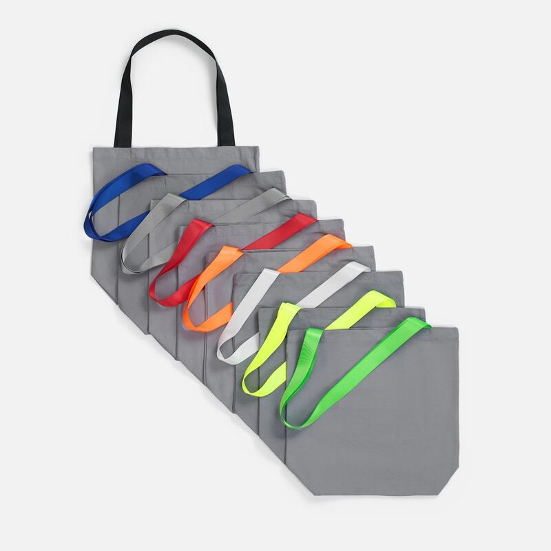 Шопер B5, серый с широкими серыми ручками арт.19268.10