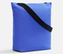 Шопер B5, синий с широкими черными ручками арт.19269.30