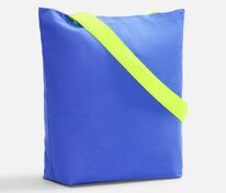 Шопер B5, синий с широкими желтыми ручками арт.19269.89