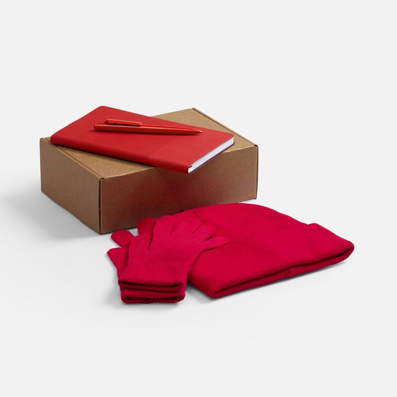 Набор Knit Warm, красный арт.21812.50