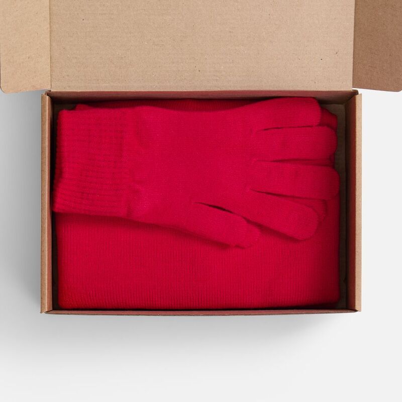 Набор Knit Warm, красный арт.21812.50