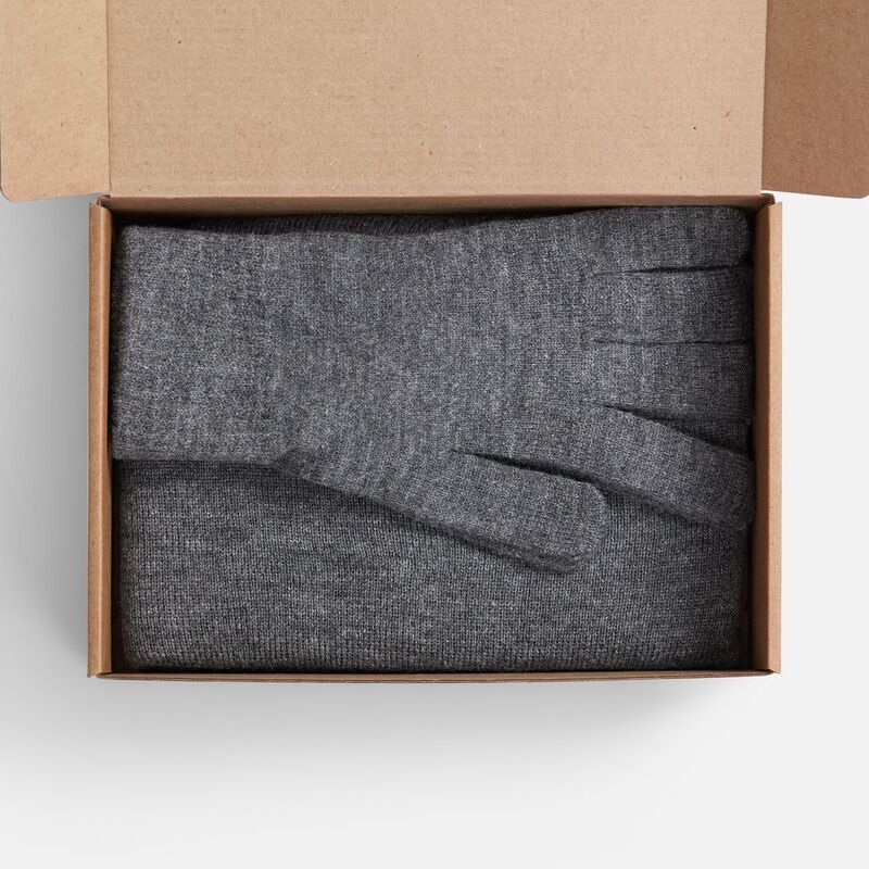 Набор Knit Warm, серый арт.21812.10