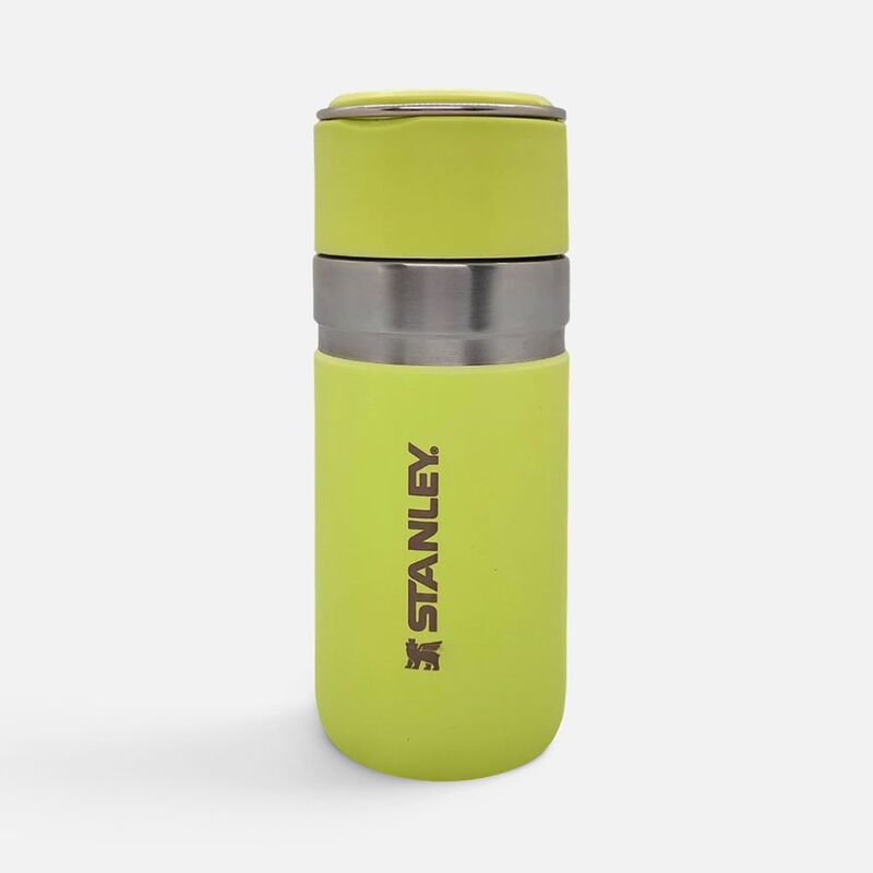 Термобутылка Go Quick Flip 470, желто-зеленая (цитрон) арт.20597.90