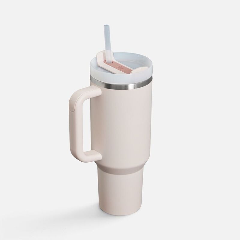 Термокружка Quencher H2.0 1180 с трубочкой, розовая арт.20629.15