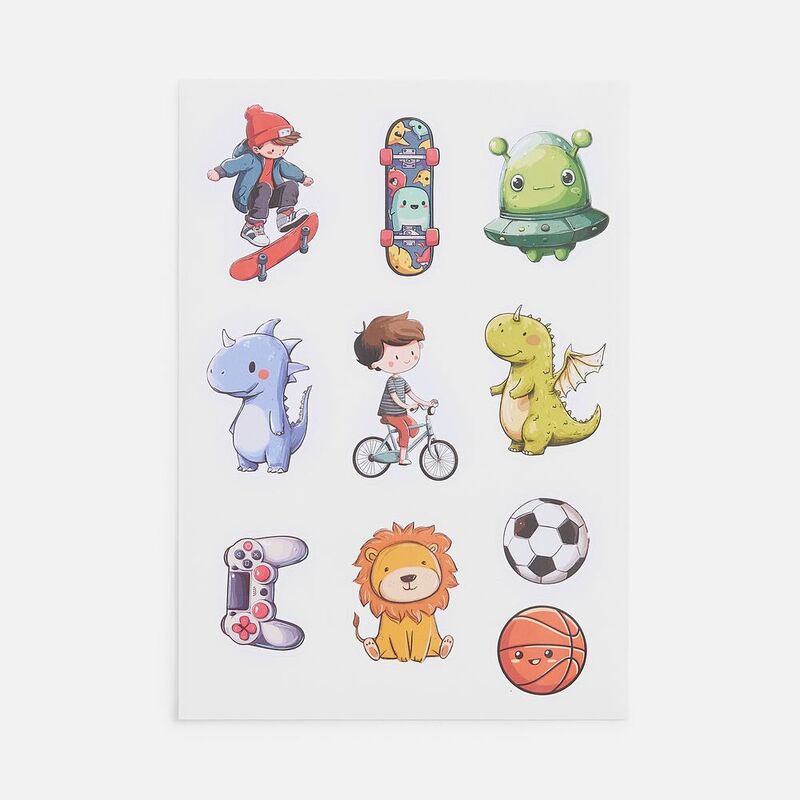 Стикерпак бумажный Thematik, для мальчиков арт.19071.03