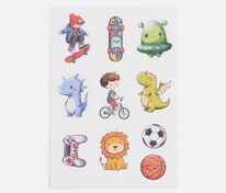 Стикерпак бумажный Thematik, для мальчиков арт.19071.03
