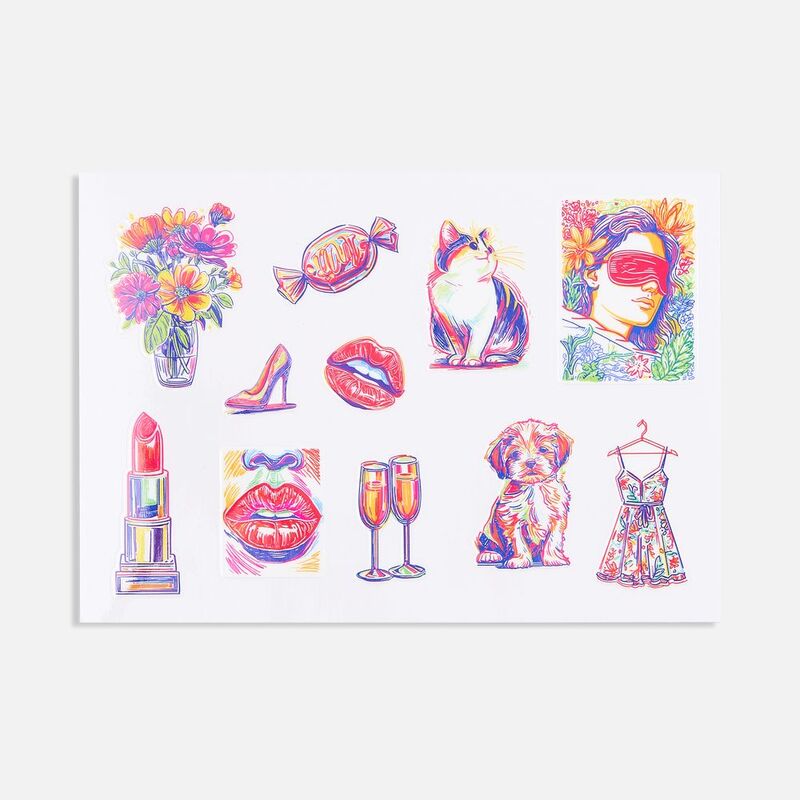 Стикерпак UV-DTF Thematik, для женщин арт.19072.02