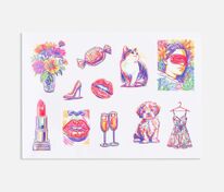 Стикерпак UV-DTF Thematik, для женщин арт.19072.02