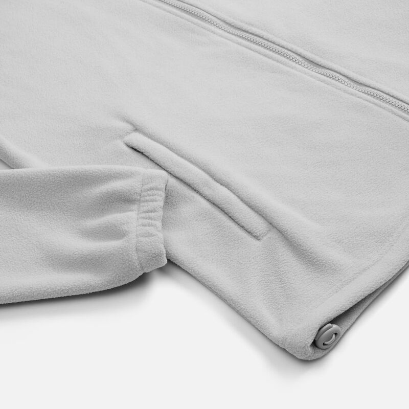 Куртка флисовая унисекс Nebo, светло-серая арт.20444.10