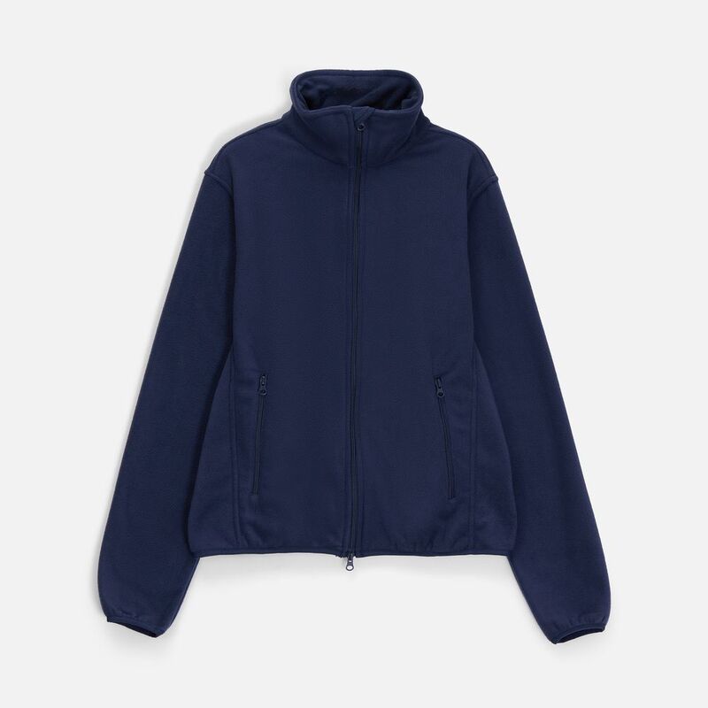 Куртка флисовая унисекс Ben Mac, темно-синяя арт.18620.40